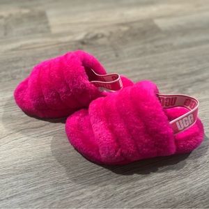 UGG Kid Fluff Slides